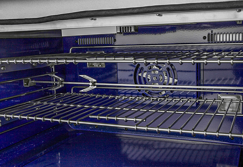 Forno Capriasca 36" Freestanding Gas Range in Stainless Steel, Brass Burners, Convection Fan, FFSGS6260-36