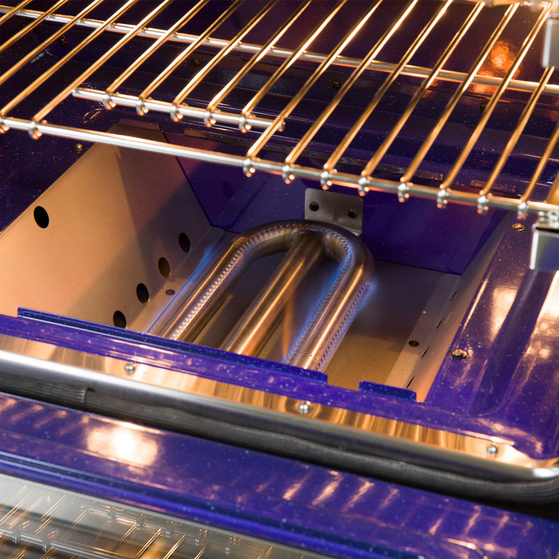 Forno Capriasca 60" Freestanding Gas Range, Double Oven, Brass Burners, Telescopic Racks, FFSGS6260-60