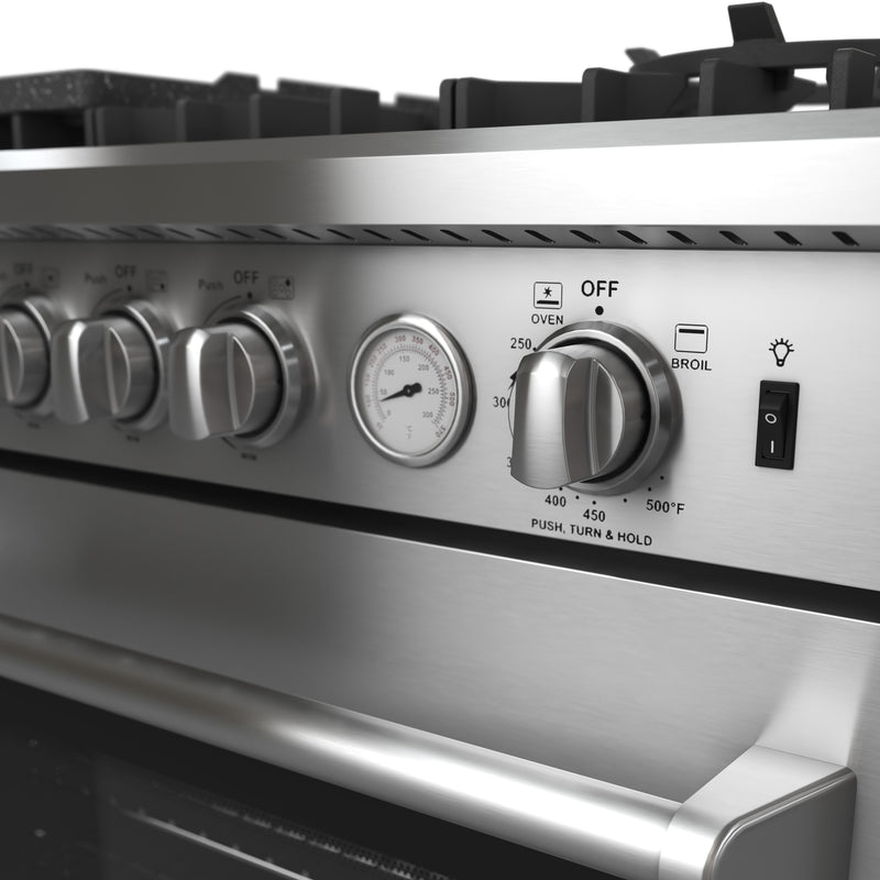 Forno Lazio 30" Freestanding Gas Range, 5 Sealed Burners, Air Fry, True Convection, FFSGS6276-30