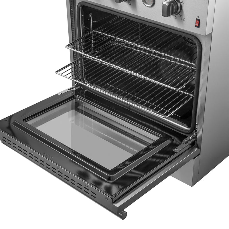 Forno Marco 30" Freestanding Gas Range in Stainless Steel, 4 Burners, Convection Oven, FFSGS6277-30