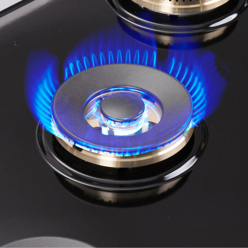 Forno Capriasca 30" Freestanding French Door Dual Fuel Range in Stainless Steel, True Convection, Brass Burners, FFSGS6387-30