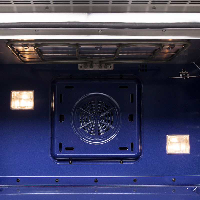 Forno Capriasca 36" Freestanding French Door Dual Fuel Range in Stainless Steel, 6 Burners, True Convection, FFSGS6387-36