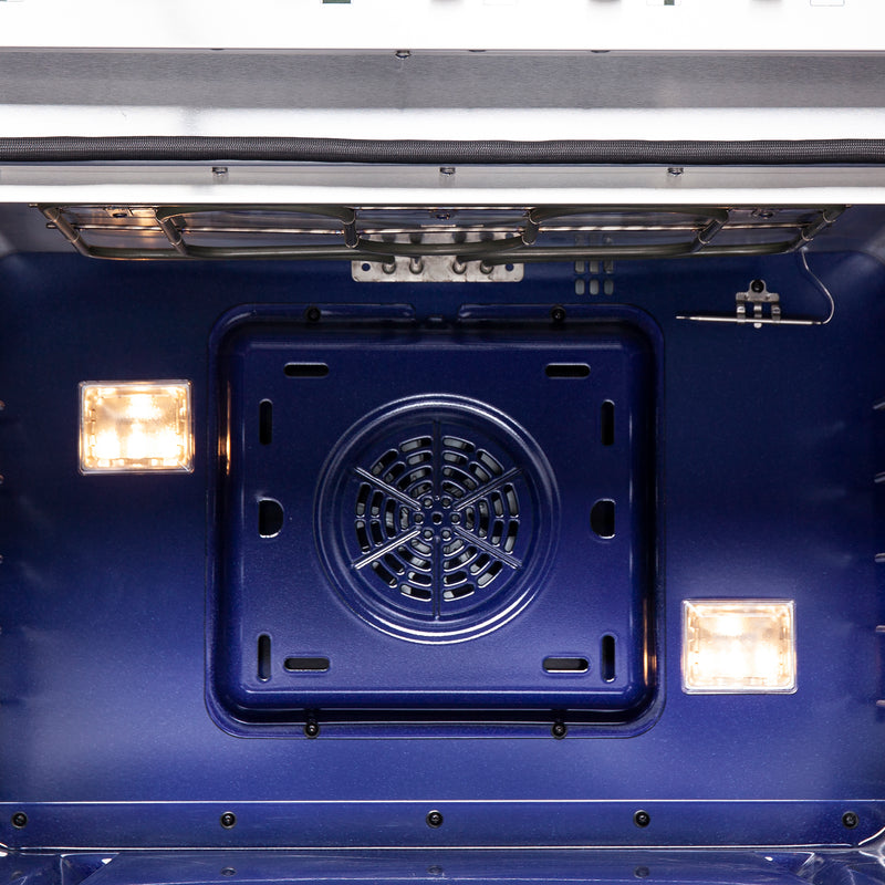 Forno Capriasca 48" Freestanding French Door Dual Fuel Range in Stainless Steel, Double Oven, 8 Burners, FFSGS6387-48