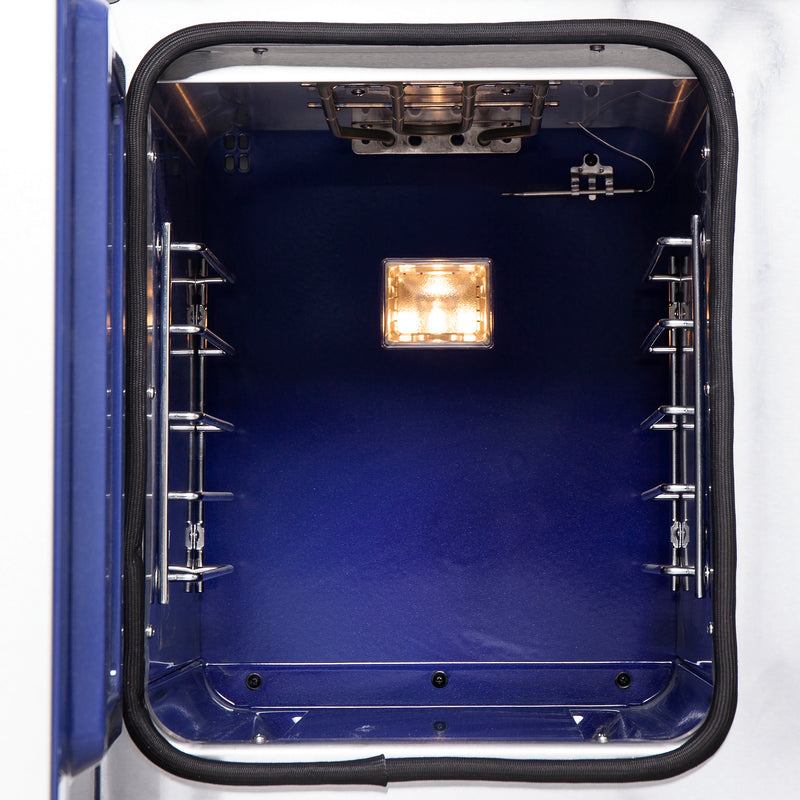 Forno Capriasca 48" Freestanding French Door Dual Fuel Range in Stainless Steel, Double Oven, 8 Burners, FFSGS6387-48