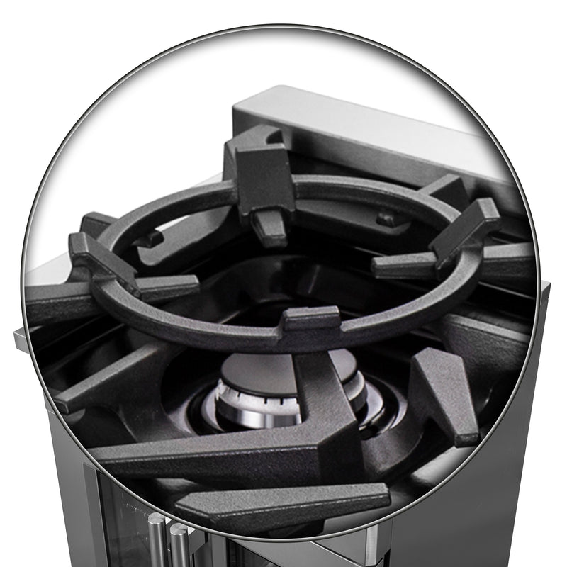 Forno Massimo 30" Freestanding French Door Gas Range, Air Fry, 5 Burners, FFSGS6439-30