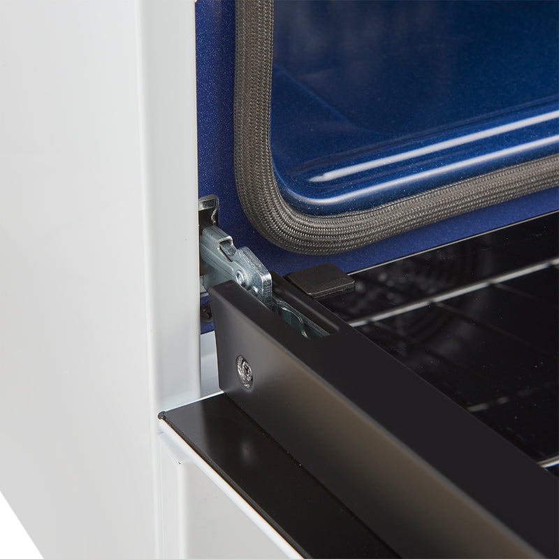 Forno Leonardo Espresso 30" Freestanding Induction Range in White, True Convection, with Stainless Steel Handles, FFSIN0982-30WHT