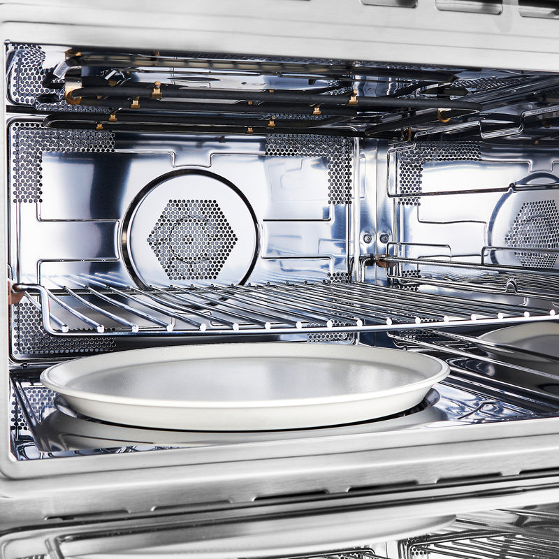 Forno Oliena 24" 1.6 cu.ft Built-In Microwave Oven in Stainless Steel, 1000W Microwave & 1750W Convection, Sensor Cooking, FMWDR3093-24