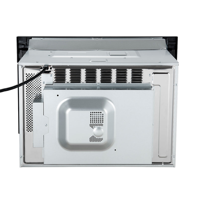 Forno Espresso Oliena 30" 1.6 cu. ft. Built-In Microwave Oven in Black, 1000W/1750W, with Stainless Steel Handles, FMWDR3093-30BLK