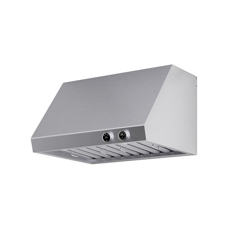 Forno Biagio 30" 600 CFM Wall Mounted Range Hood in Stainless Steel, Baffle Filters, FRHWM5009-30