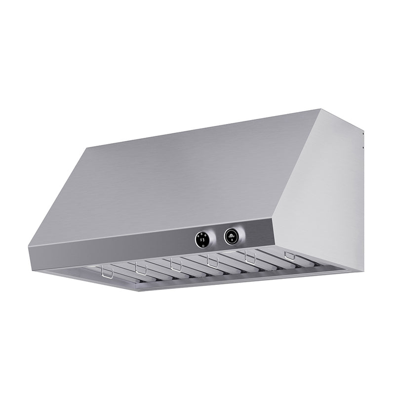 Forno Biagio 36" 600 CFM Wall Mounted Range Hood in Stainless Steel, Baffle Filters, FRHWM5009-36