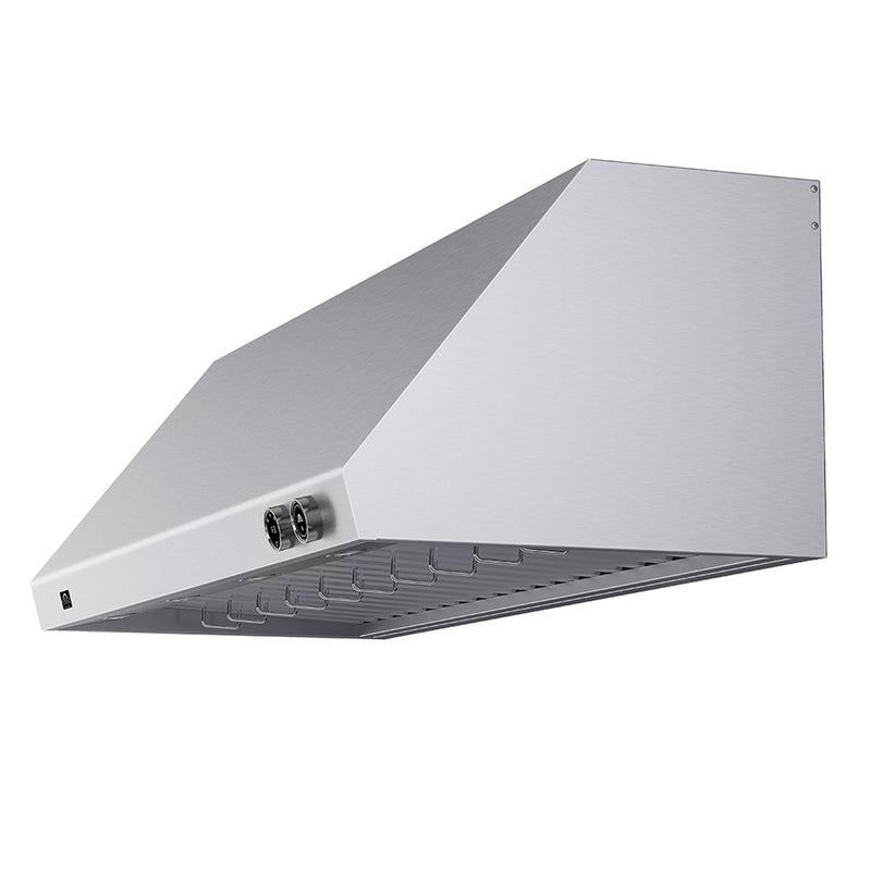 Forno Biagio 60" 1200 CFM Wall Mounted Range Hood in Stainless Steel, Baffle Filters, FRHWM5009-60