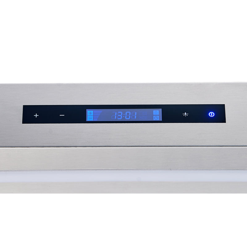 Forno Savona 60" 1200 CFM Wall Mount Range Hood in Stainless Steel, Warming Shelf, Hybrid Filters, FRHWM5029-60HB