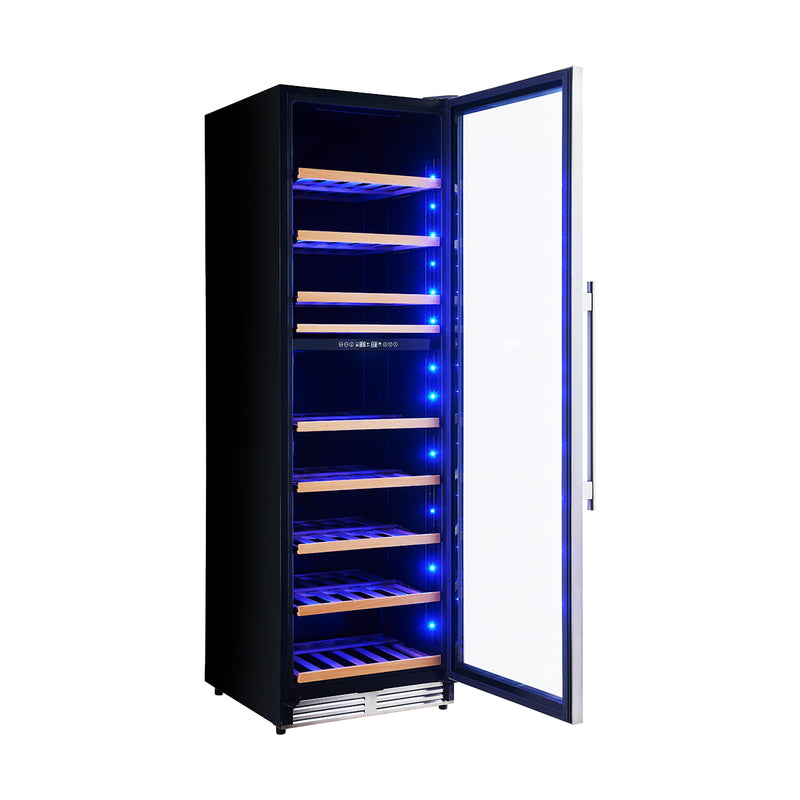 Forno Avellino 24" Dual Zone Wine Cooler, 16 cu.ft. Capacity, Reversible Door, FWCDR6603-24S