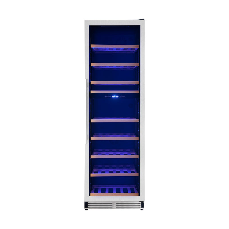 Forno Avellino 24" Dual Zone Wine Cooler, 16 cu.ft. Capacity, Reversible Door, FWCDR6603-24S