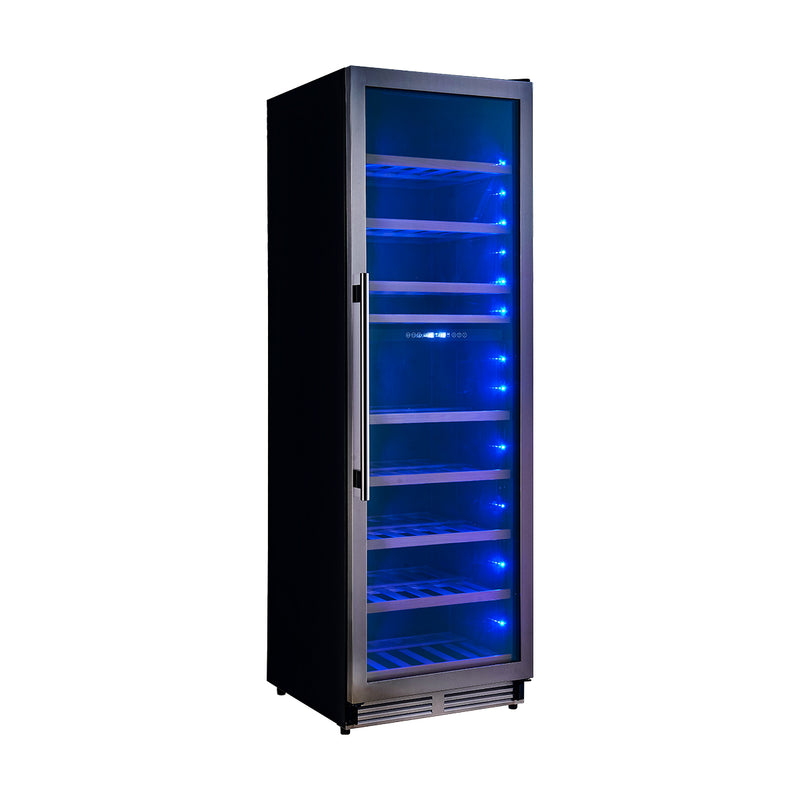Forno Avellino 24" Dual Zone Wine Cooler, 16 cu.ft. Capacity, Reversible Door, FWCDR6603-24S