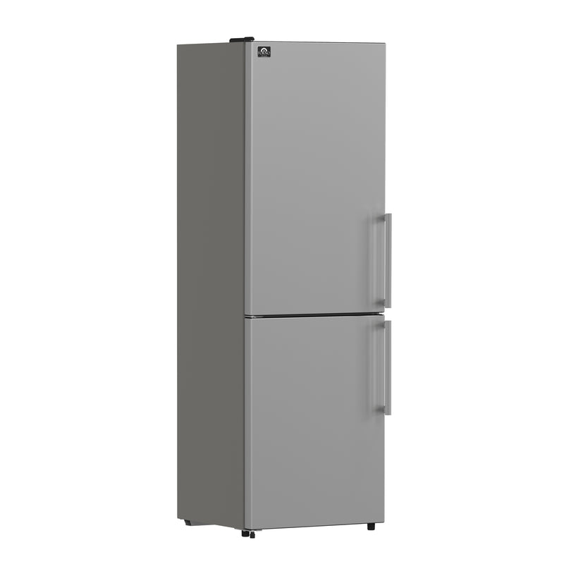 Forno Guardia 23.4" Bottom Freezer Refrigerator in Stainless Steel with 10.8 cu.ft., Multi-Airflow System, Left Swing, FFFFD1778-24LS