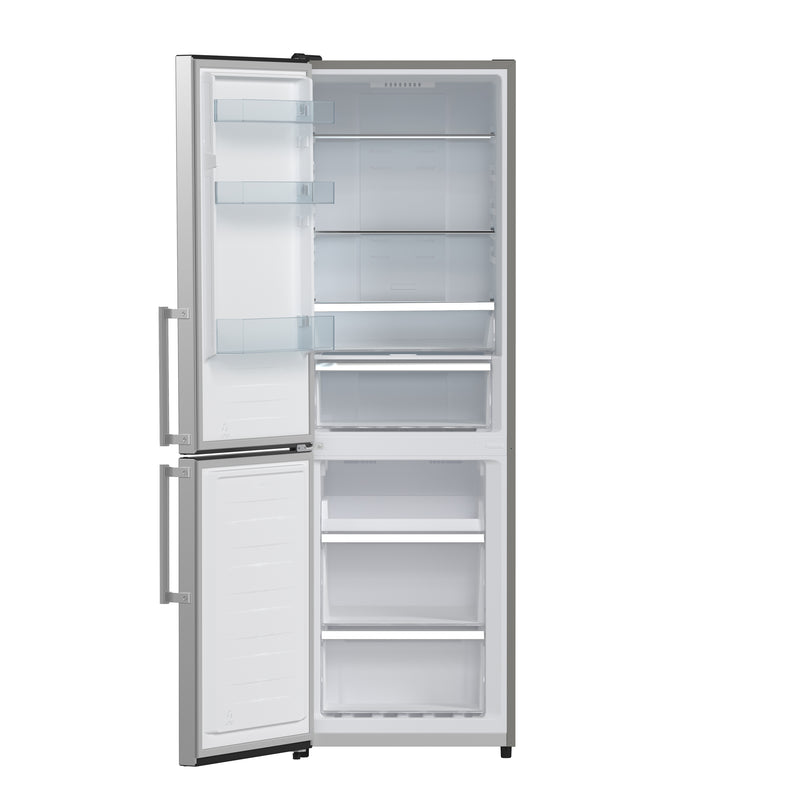 Forno Guardia 23.4" Bottom Freezer Refrigerator in Stainless Steel with 10.8 cu.ft., Multi-Airflow System, Left Swing, FFFFD1778-24LS
