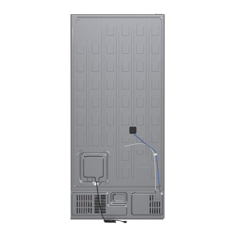 Forno Milano Espresso 31" Freestanding Bottom Freezer Refrigerator in Stainless Steel with 17.2 cu. ft., Left Hinge, FFFFD1786-31S