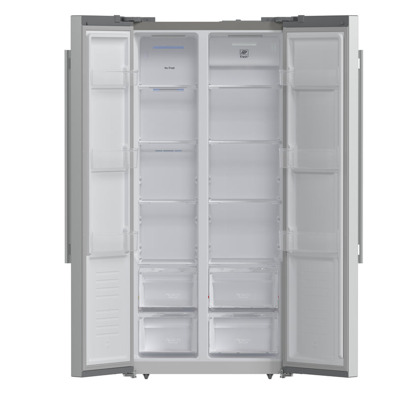 FORNO 2-Piece Appliance Package- 30" Gas Range and 33" Side-by-Side Refrigerator in Stainless Steel, FBDL-021-01CAUS