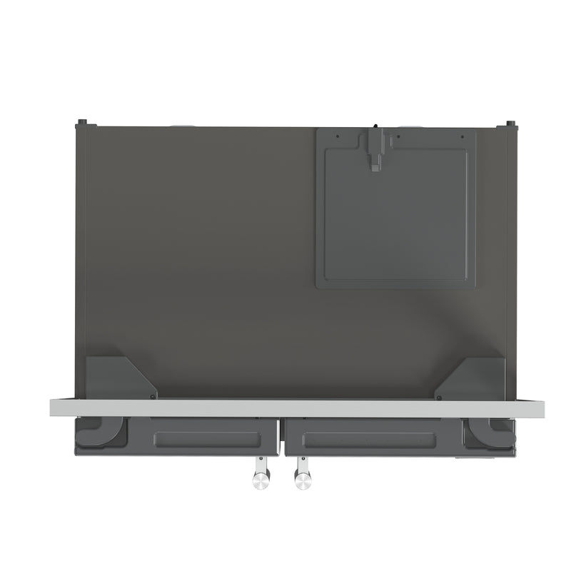 Forno Salerno 33" Built-in Side-by-Side Refrigerator in Stainless Steel, 15.6 cu.ft., Fast Cool & Fast Freeze, with Stainless Steel Handles, FFRBI1805-37SG