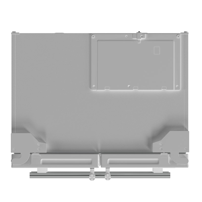 Forno Moena Espresso 36" Freestanding French Door Refrigerator in White with 19.2 Cu.ft Capacity, Ice Maker, with Stainless Steel Handles, FFRBI1820-36WHT