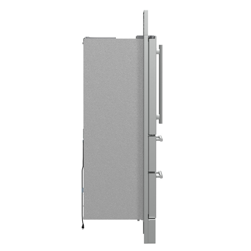 Forno Moena 36" Freestanding French Door Refrigerator in Stainless Steel with 19.2 Cu.ft Capacity, Ice Maker, FFRBI1820-40SG