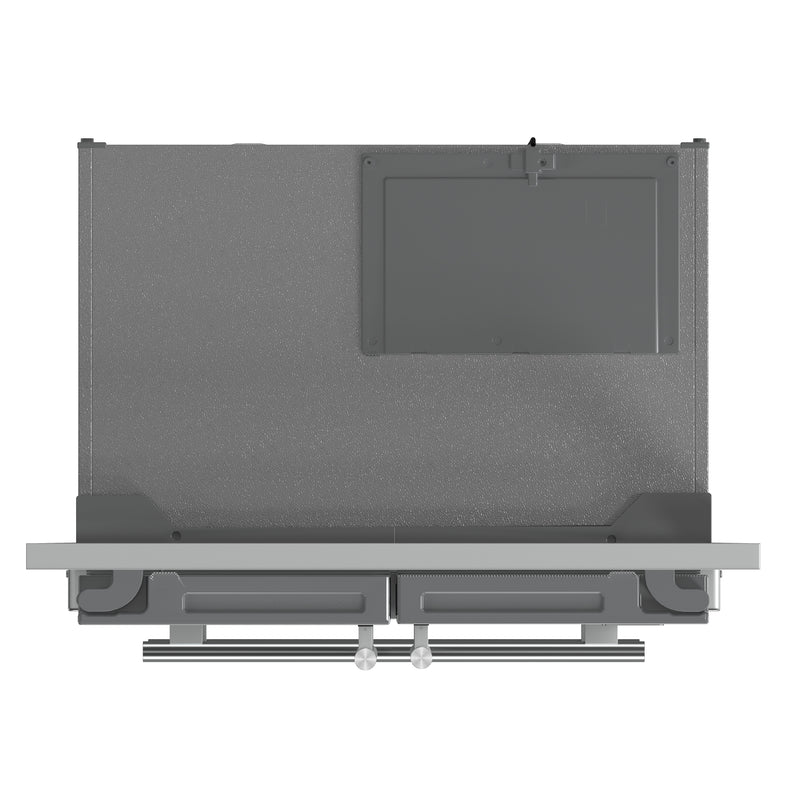 Forno Moena 36" Freestanding French Door Refrigerator in Stainless Steel with 19.2 Cu.ft Capacity, Ice Maker, FFRBI1820-40SG