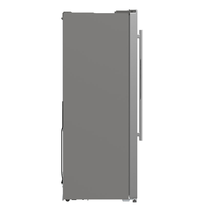 Forno Salerno 36" Freestanding Side-by-Side Refrigerator in Stainless Steel, Ice & Water Dispenser, 20 cu.ft. Capacity, with Stainless Steel Handles, FFRBI1844-36SB