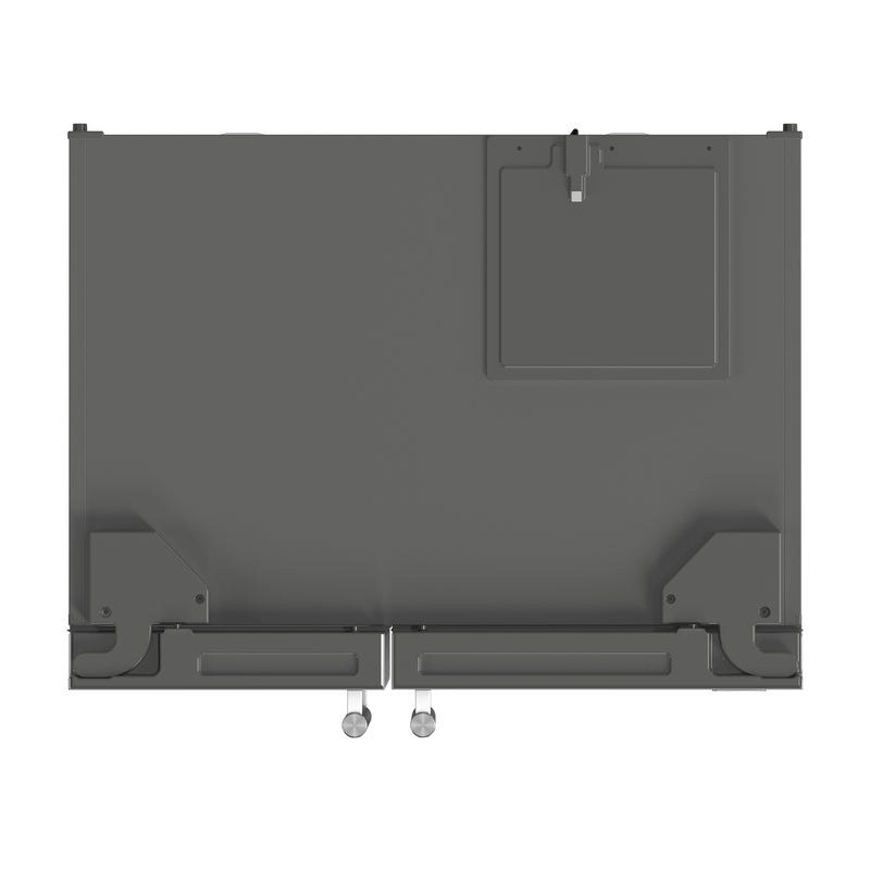 Forno Salerno 36" Freestanding Side-by-Side Refrigerator in Stainless Steel, Ice & Water Dispenser, 20 cu.ft. Capacity, with Stainless Steel Handles, FFRBI1844-36SB