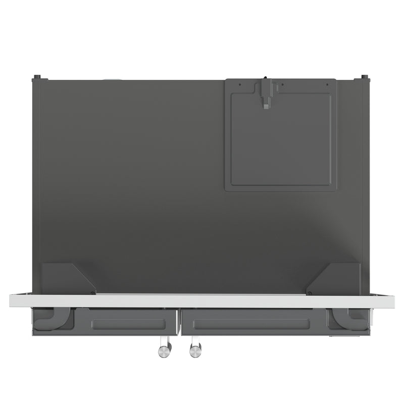 Forno Salerno 36" Side-by-Side Refrigerator in Stainless Steel, 20 cu.ft Capacity, Ice & Water Dispenser, FFRBI1844-40SG