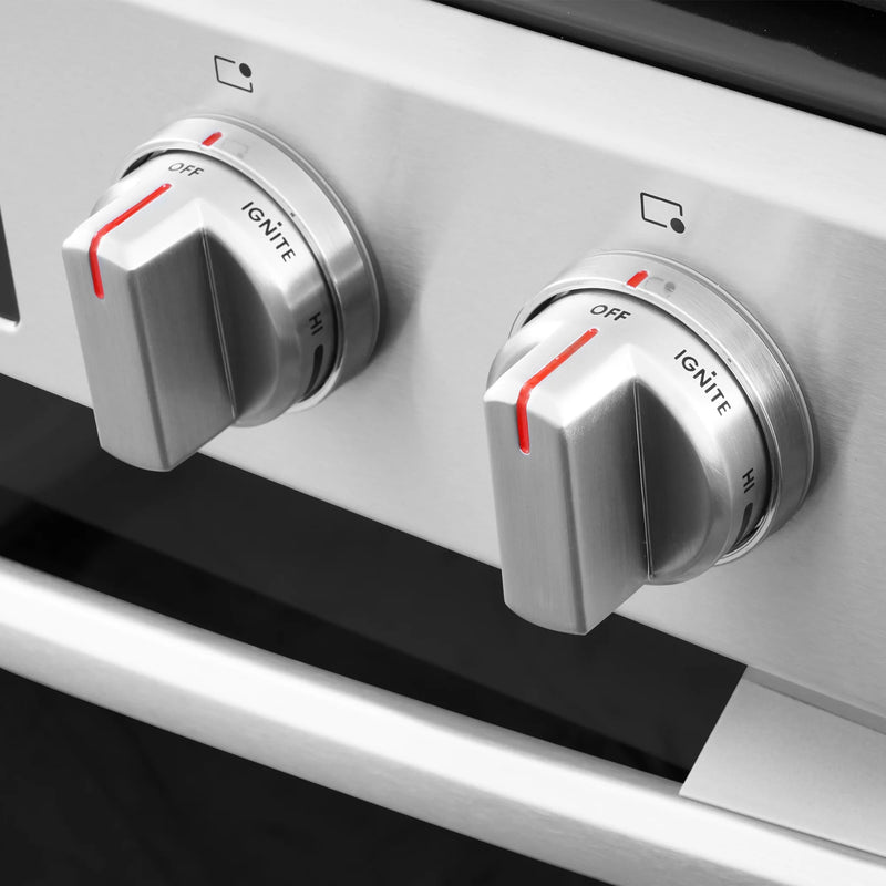 Cosmo 30" Lumin Collection 6.1 cu. ft. Freestanding Gas Range in Stainless Steel, Air Fry, Convection, COS-GRC305KTD