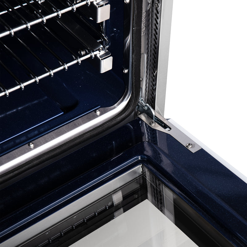 Forno Massimo 30" Freestanding Gas Range in White, 5 Sealed Burners, Air Fry, True Convection, FFSGS6239-30WHT