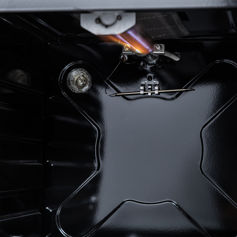 Forno Lamazze 20" Freestanding Gas Range in White, 4 Sealed Burners, Cast-Iron Grates, with Antique Brass Handles, FFSGS6265-20WHT