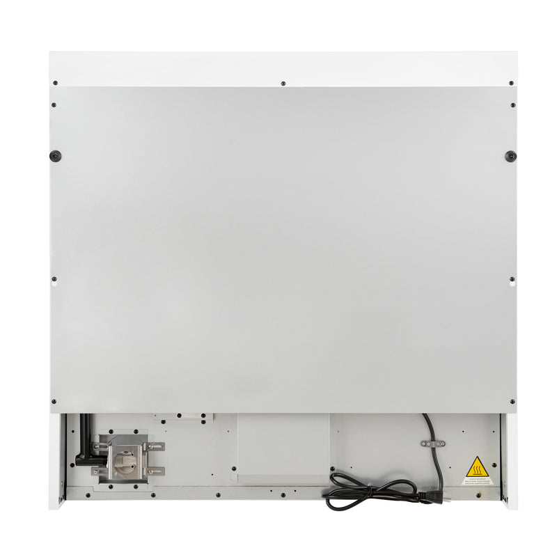 Forno Antico 36" Freestanding Gas Range in White, 6 Burners, with Antique Brass Handles, FFSGS6219-36WHT