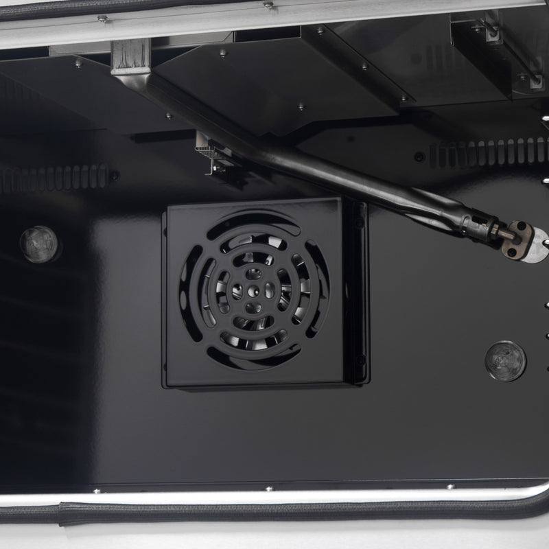 Forno Galiano 36" Freestanding French Door Gas Range in White, 6 Sealed Burners, True Convection, with Antique Brass Handles, FFSGS6444-36WHT