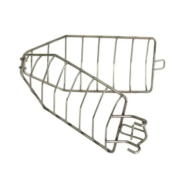 Grill Brothers Fish Holder stainless steel fish grilling basket with custom-fit design and easy flipping mechanism for outdoor BBQs.