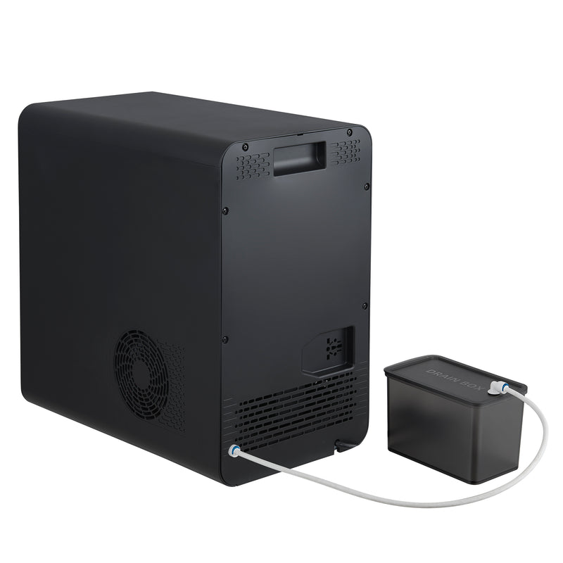 Sferico 11-in Ice Maker, black, 32 clear 2-in slow-melting spheres daily, stores more than 10 balls