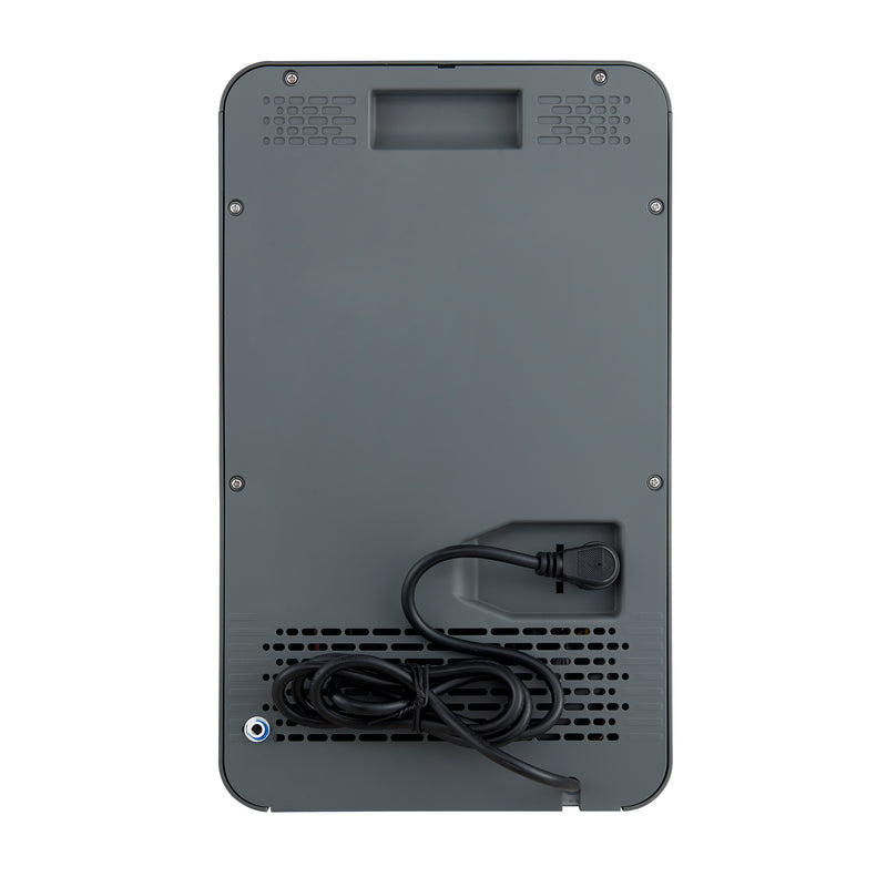 Sferico 11-in Ice Maker, Silver, 32 clear 2-in slow-melting spheres daily, stores more than 10 balls