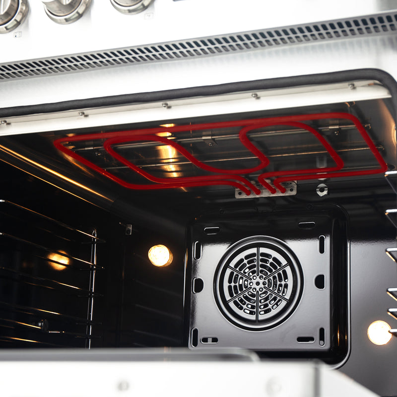 Forno Torino 30" Freestanding Induction Range in Stainless Steel, Air Fry, True Convection, FFSIN0936-30