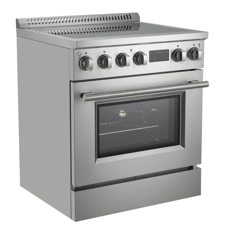 Forno Torino 30" Freestanding Induction Range in Stainless Steel, Air Fry, True Convection, FFSIN0936-30