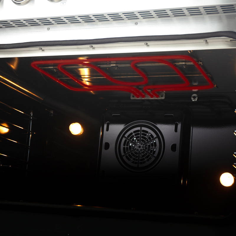 Forno Torino 36" Freestanding Induction Range, Air Fry, True Convection, FFSIN0936-36