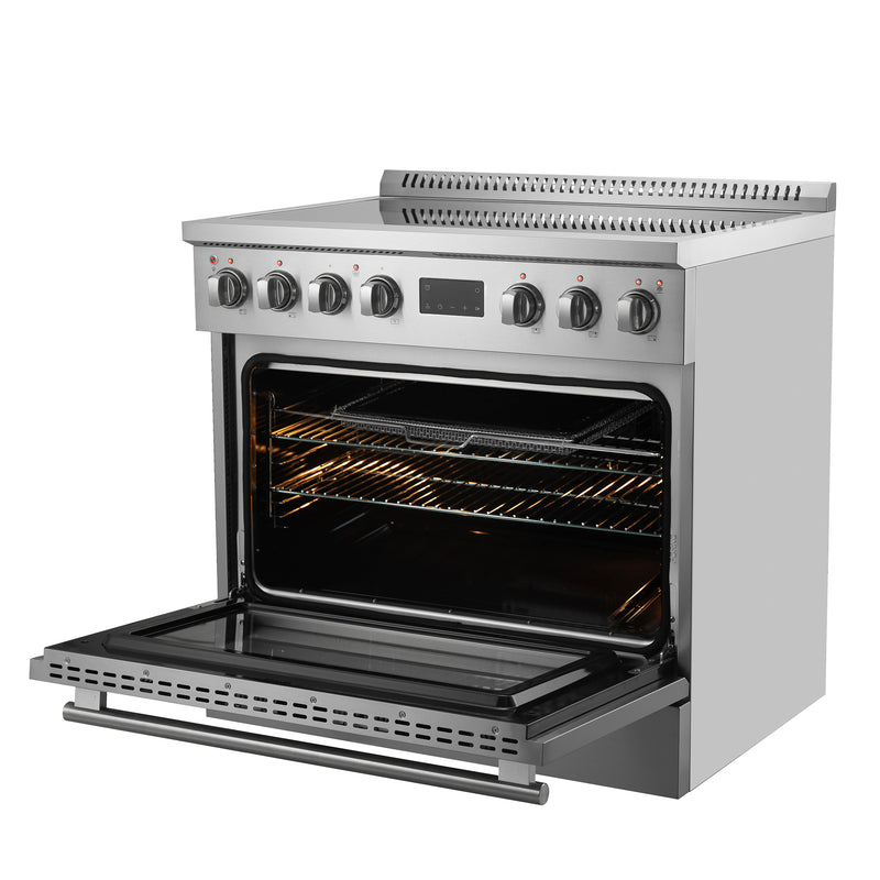Forno Torino 36" Freestanding Induction Range, Air Fry, True Convection, FFSIN0936-36