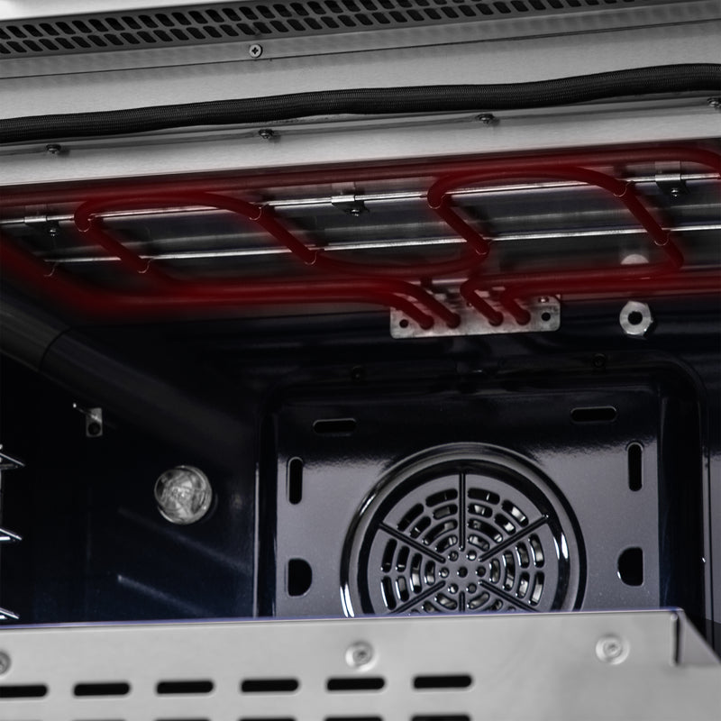 Forno Maximus 30" Freestanding Induction Range in Stainless Steel, Air Fry, True Convection, with Stainless Steel Handles, FFSIN0968-30