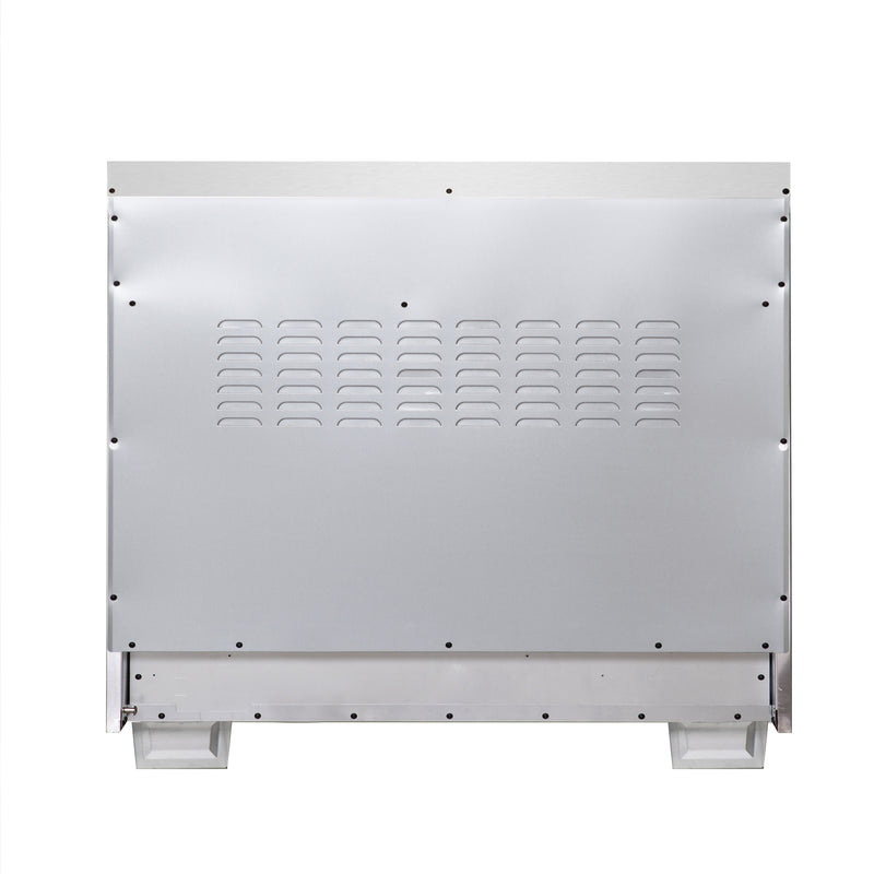 Forno Maximus 36" Freestanding Induction Range in Stainless Steel, Air Fry, True Convection, with Stainless Steel Handles, FFSIN0968-36