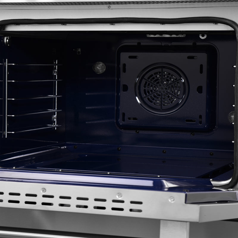 Forno Maximus 36" Freestanding Induction Range in Stainless Steel, Air Fry, True Convection, with Stainless Steel Handles, FFSIN0968-36