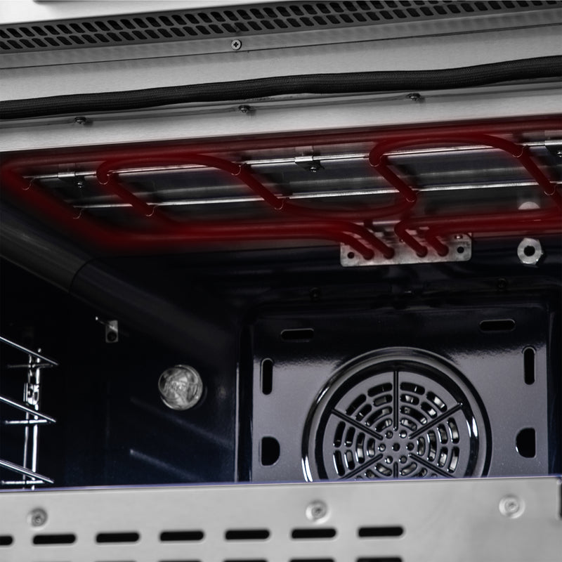 Forno Maximus 36" Freestanding Induction Range in Stainless Steel, Air Fry, True Convection, with Stainless Steel Handles, FFSIN0968-36