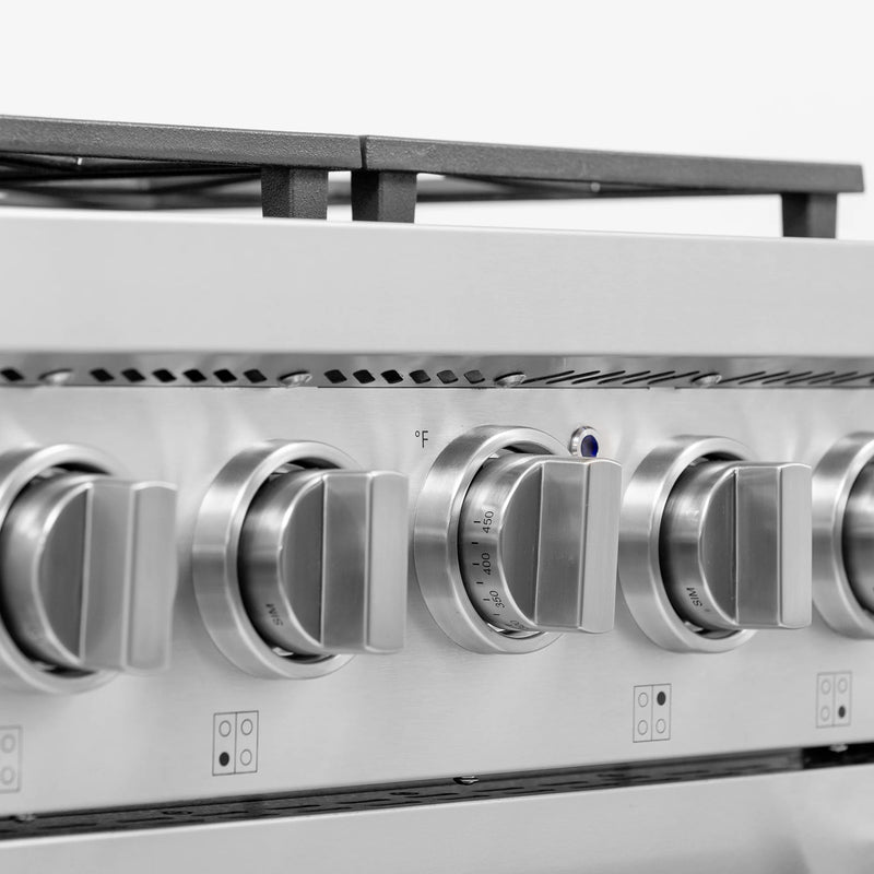 Kucht Professional 24" 2.5 cu ft. Propane Gas Range in Stainless Steel, KFX2400X/LP-S