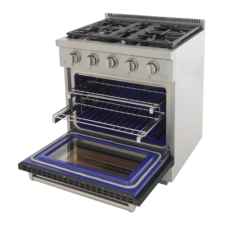 Kucht Professional 30" 4.2 cu ft. Natural Gas Range in Cement Gray, KFX3000X-GY