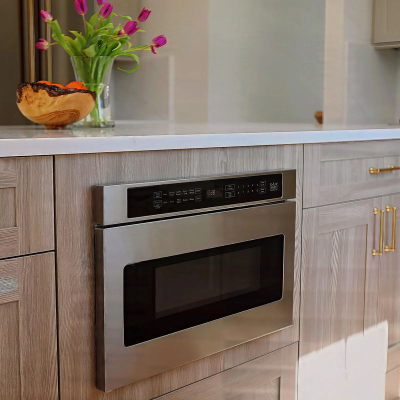 Kucht 24" 1.2 Cu. Ft. Microwave Drawer in Stainless Steel, KMD24S