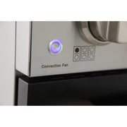 Kucht Professional 36" 5.2 cu ft. Natural Gas Range with Black Door and Silver Knobs, KNG361-K